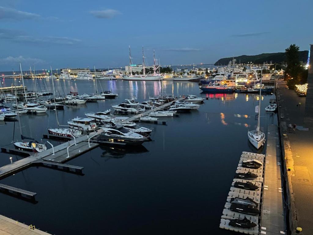 Apartament Faltom 26 Yacht Park Z Tarasem Гдиня Екстер'єр фото