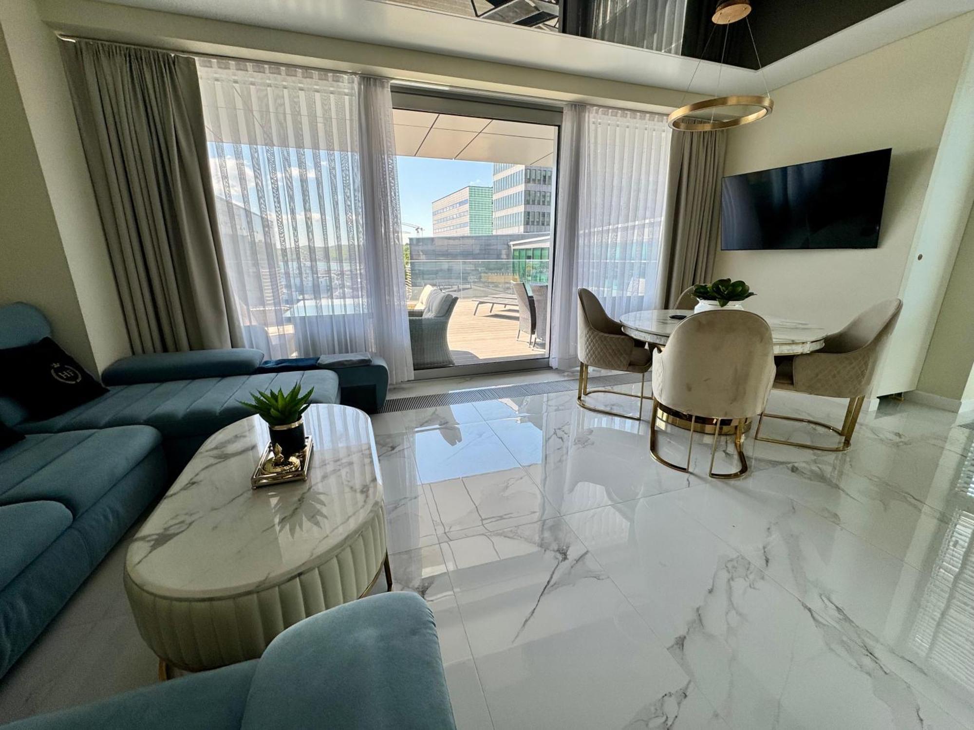 Apartament Faltom 26 Yacht Park Z Tarasem Гдиня Екстер'єр фото