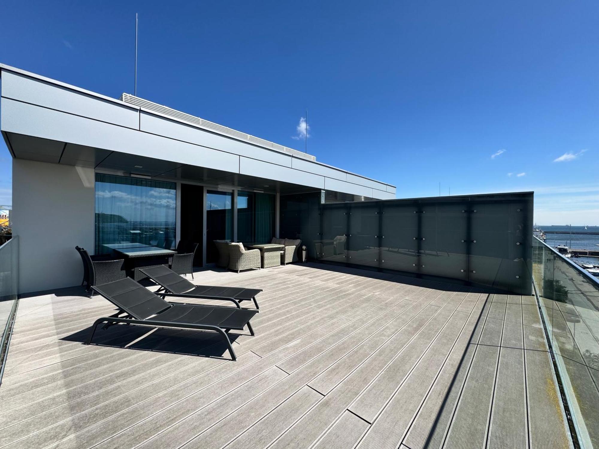 Apartament Faltom 26 Yacht Park Z Tarasem Гдиня Екстер'єр фото